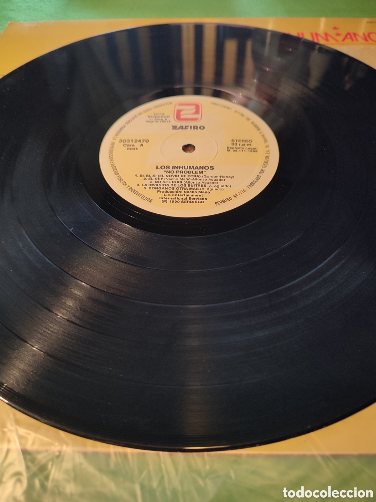 Discos de vinilo: Los Inhumanos - No problem 1990 - Foto 3