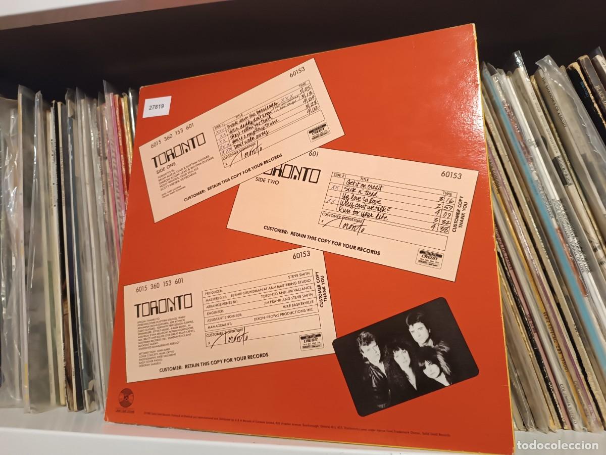 Discos de vinilo: Toronto &lrm;&ndash; Get It On Credit -lp Canada 1982 - Foto 2