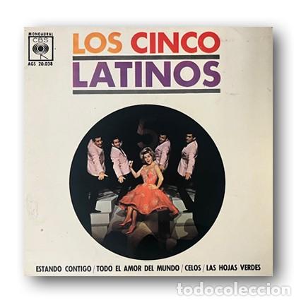 Discos de vinilo: Los Cinco Latinos &ndash; Estando Contigo Single 7&rdquo; - Foto 1