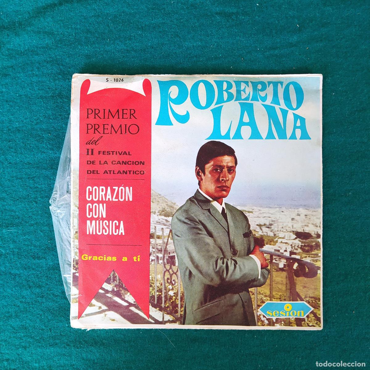 Discos de vinilo: Roberto Lana &ndash; Coraz&oacute;n Con Musica - Foto 2