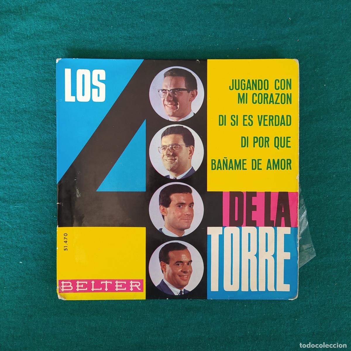 Discos de vinilo: Los 4 De La Torre &ndash; Jugando Con Mi Corazon - Foto 1