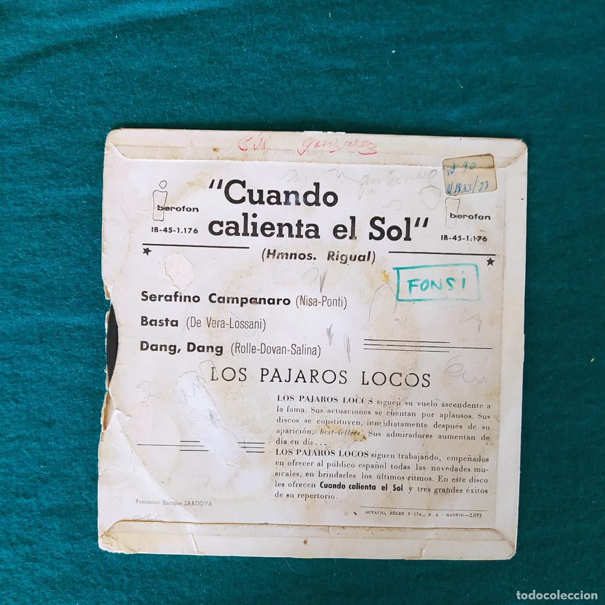 Discos de vinilo: Los P&aacute;jaros Locos &ndash; Cuando Calienta El Sol - Foto 2