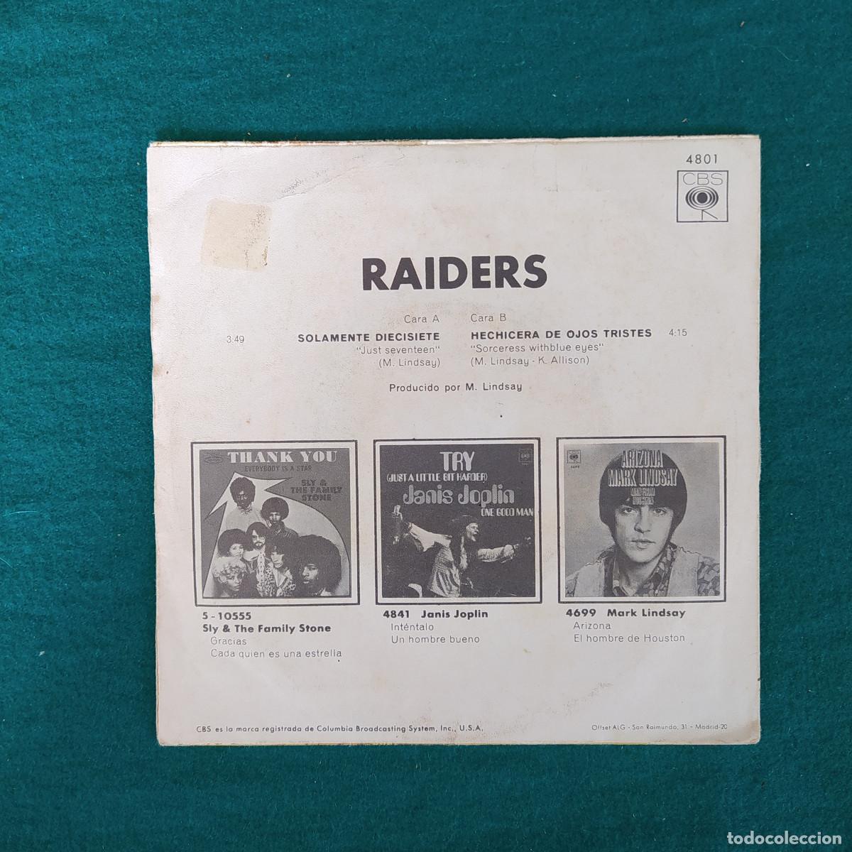 Discos de vinilo: Raiders &ndash; Just Seventeen - Foto 2