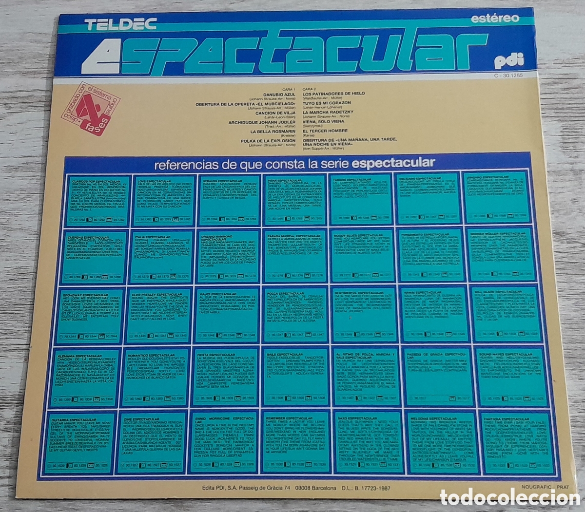 Discos de vinilo: WERNER M&Uuml;LLER Y SU ORQUESTA - VIENA - TELDEC - PDI - Foto 2