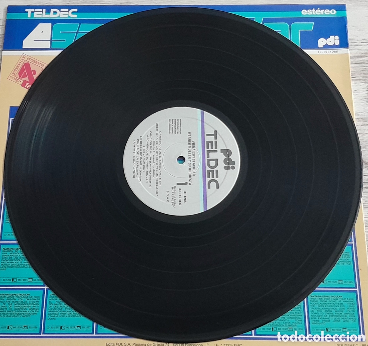 Discos de vinilo: WERNER M&Uuml;LLER Y SU ORQUESTA - VIENA - TELDEC - PDI - Foto 3