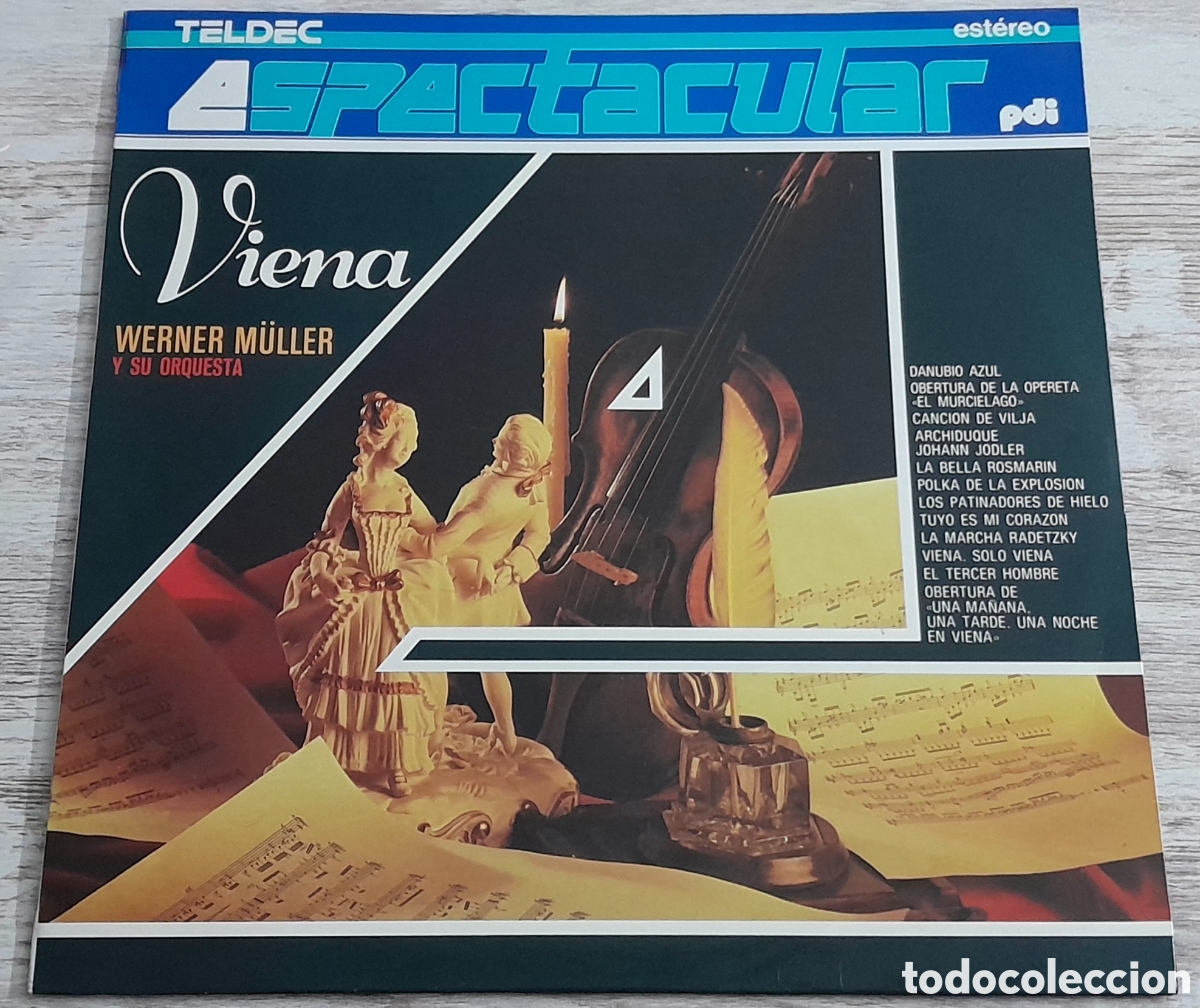 Discos de vinilo: WERNER M&Uuml;LLER Y SU ORQUESTA - VIENA - TELDEC - PDI - Foto 1