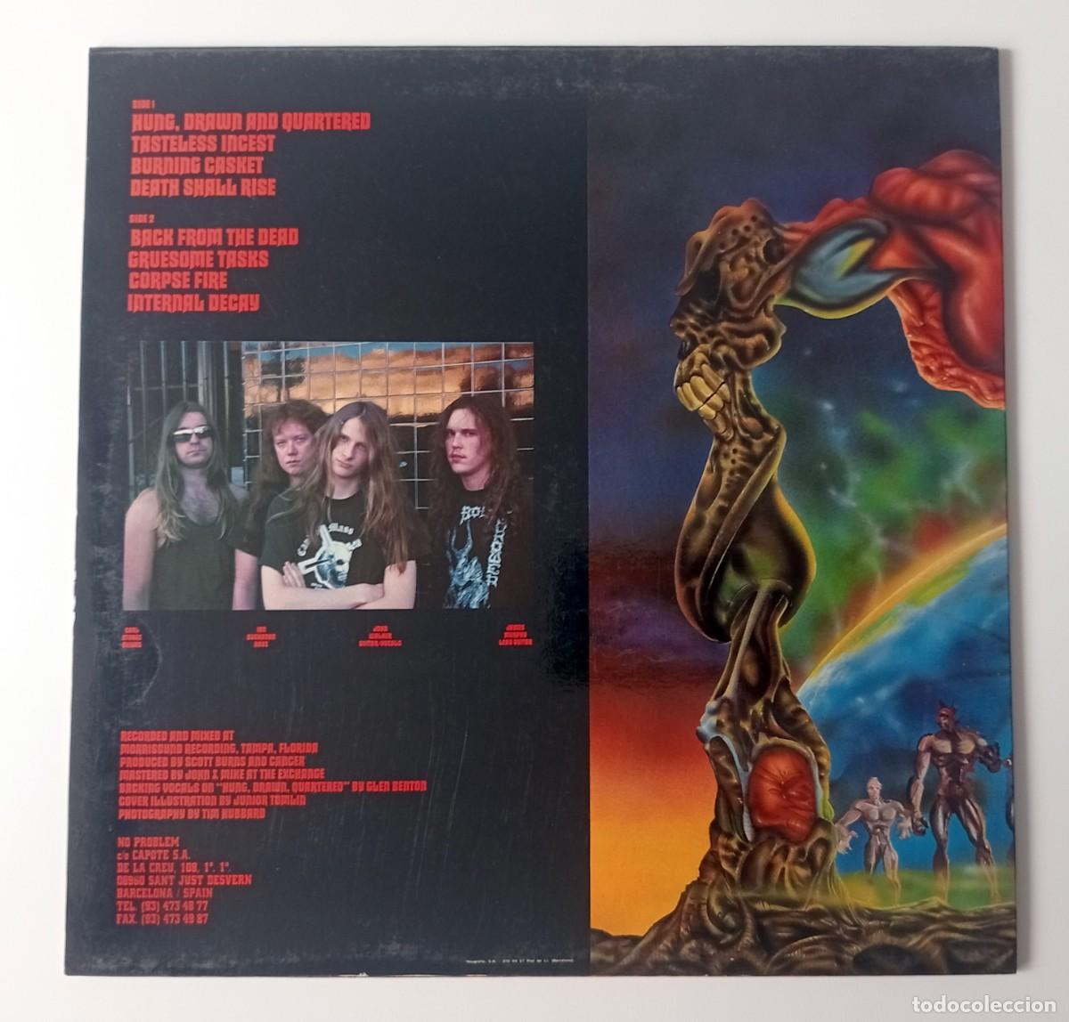 Discos de vinilo: LP CANCER - DEATH SHALL RISE - Foto 2