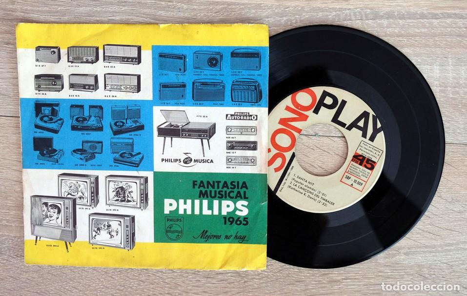 Discos de vinilo: Single navidad funda catalogo Philips 1965 - Foto 1