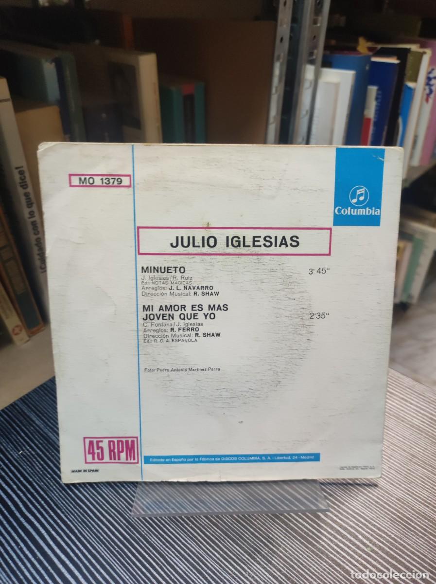 Discos de vinilo: Julio Iglesias &ndash; Minueto - Foto 2