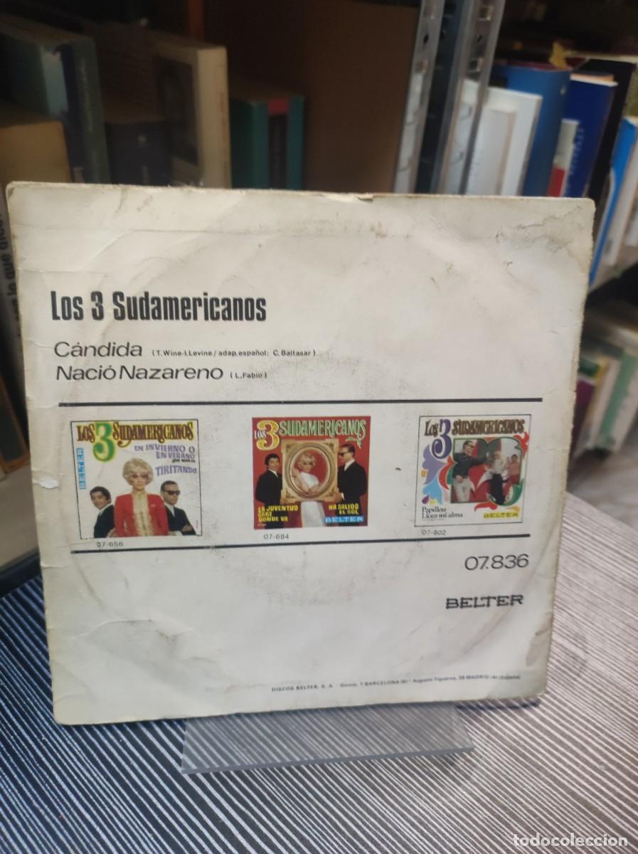 Discos de vinilo: Los 3 Sudamericanos &ndash; C&aacute;ndida - Foto 2