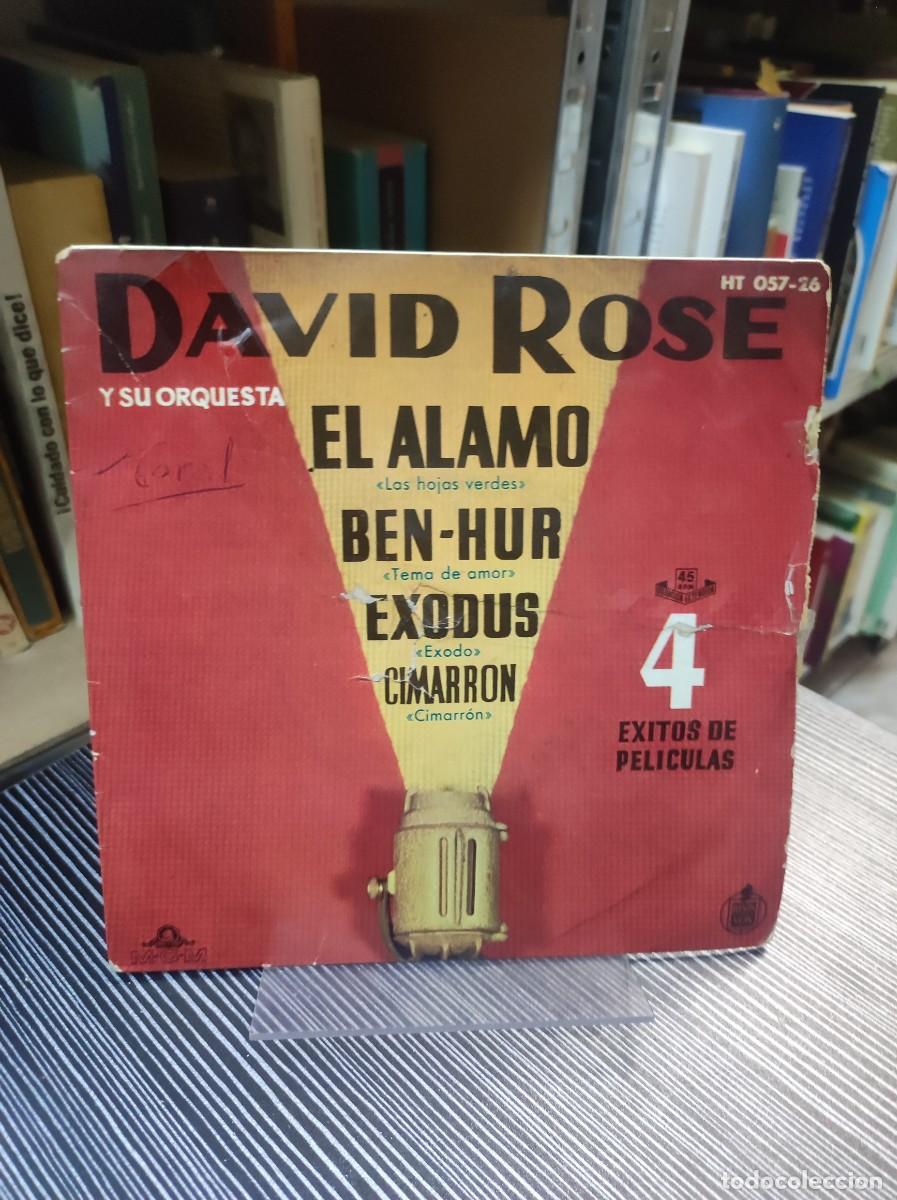 Discos de vinilo: David Rose Y Su Orquesta &ndash; 4 Exitos De Pel&iacute;culas - Foto 1