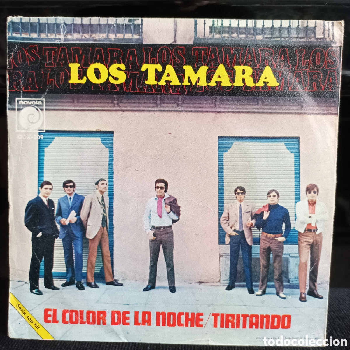 Discos de vinilo: Los Tamara - El Color De La Noche 1969 - Foto 2