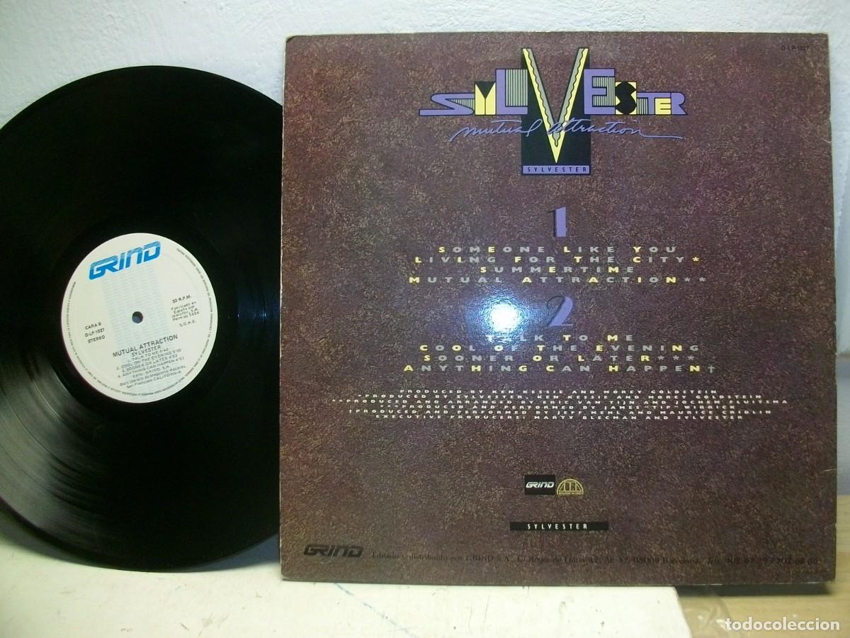 Discos de vinilo: SYLVESTER Mutual attraction (1986) LP - Foto 2