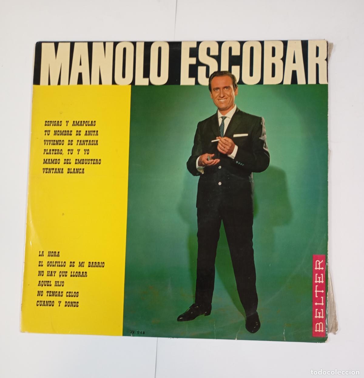 Discos de vinilo: Manolo Escobar. Espigas y amapolas. LP. TDKLP6 - Foto 1