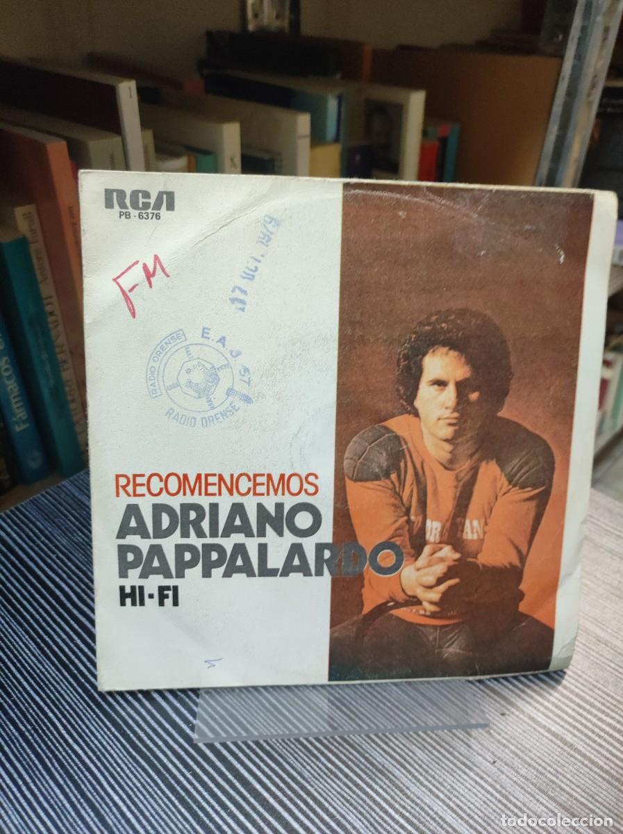 Discos de vinilo: Adriano Pappalardo &ndash; Recomencemos - Foto 1