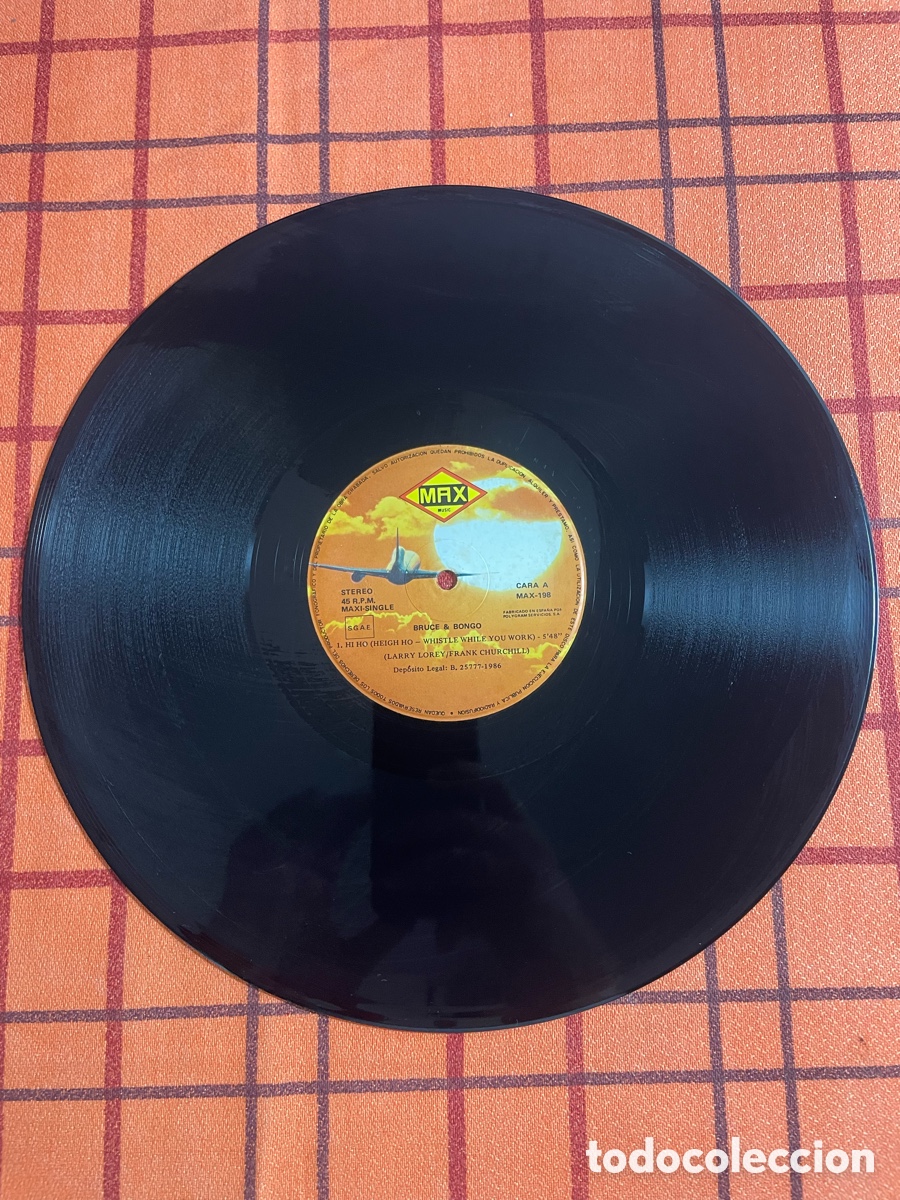 Discos de vinilo: Maxi Bruce & Bongo - Hi Ho (Heigh Ho - Whistle While You Work) - Foto 3