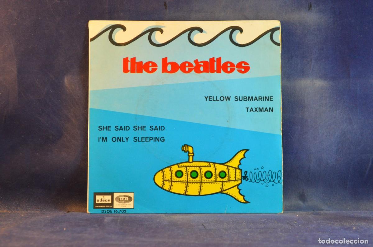 Discos de vinilo: THE BEATLES &ndash; YELLOW SUBMARINE - SINGLE - Foto 1