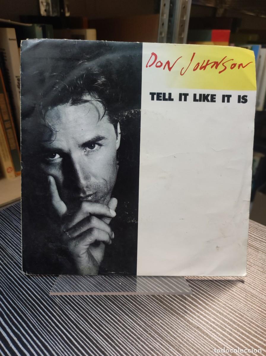 Discos de vinilo: Don Johnson &ndash; Tell It Like It Is - Foto 1