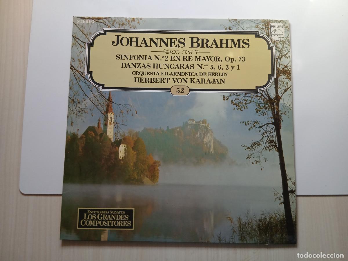 Discos de vinilo: Brahms, Sinfon&iacute;a n&ordm; 2 en re mayor - Foto 1