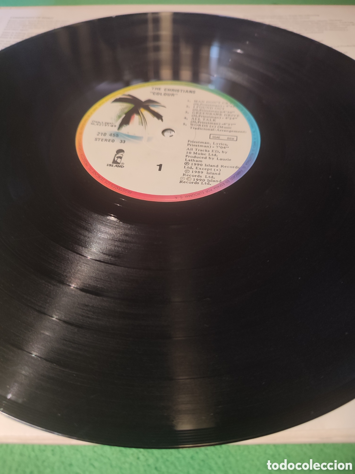 Discos de vinilo: The Christians - Colour Edici&oacute;n 1990 - Foto 3