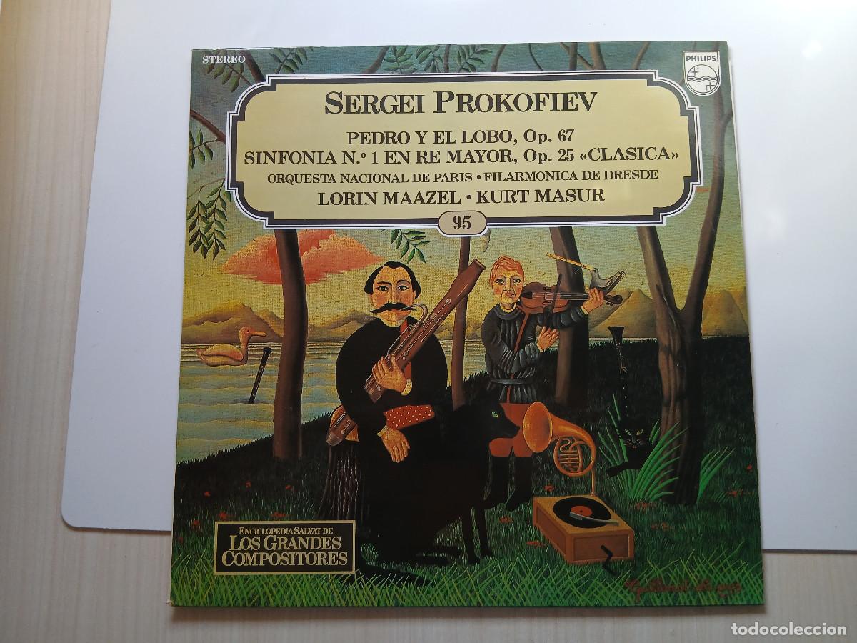 Discos de vinilo: Prokofiev, Pedro y el lobo - Foto 1