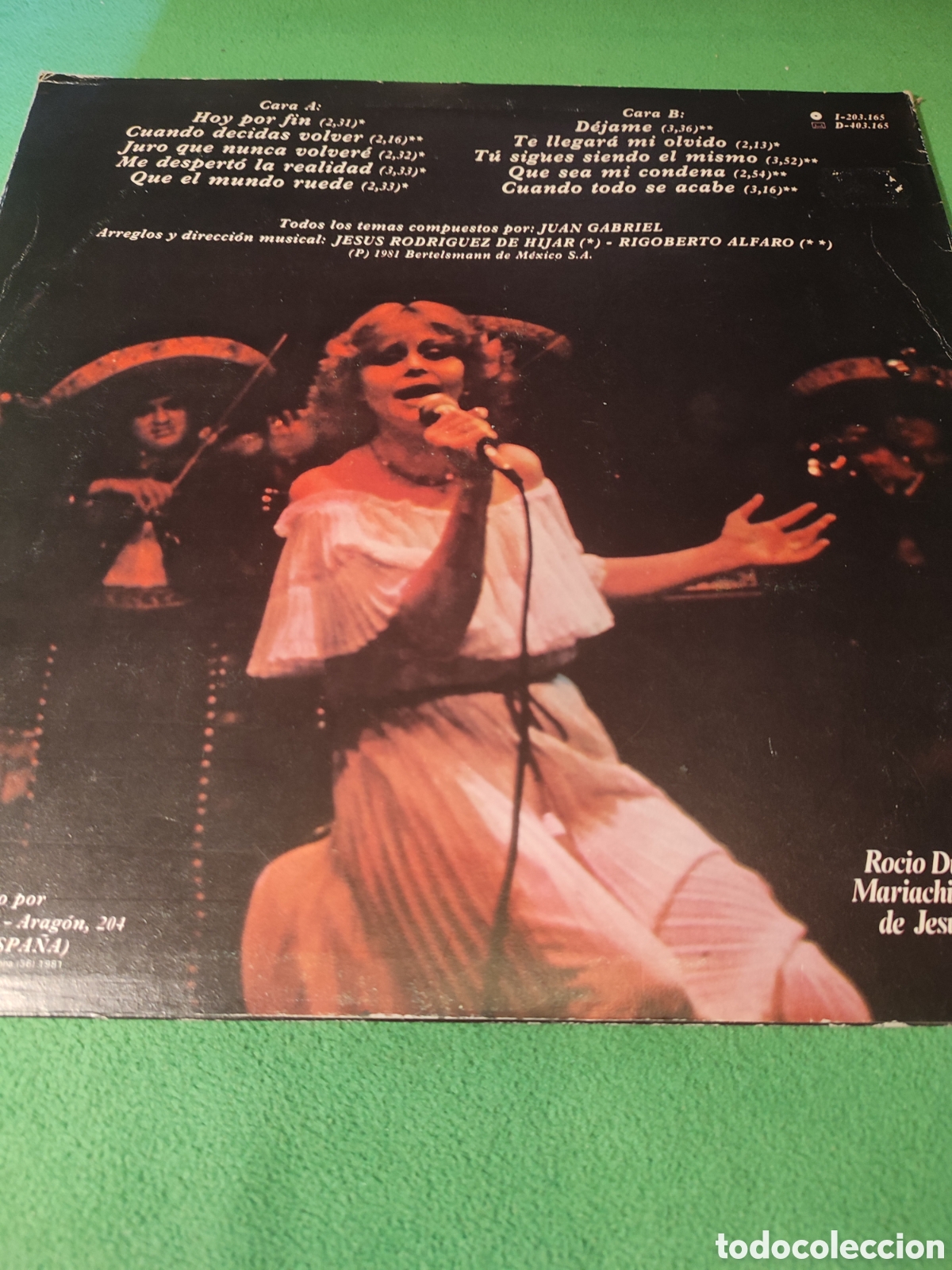 Discos de vinilo: Roc&iacute;o Durcal - Cuando decidas volver - Foto 2