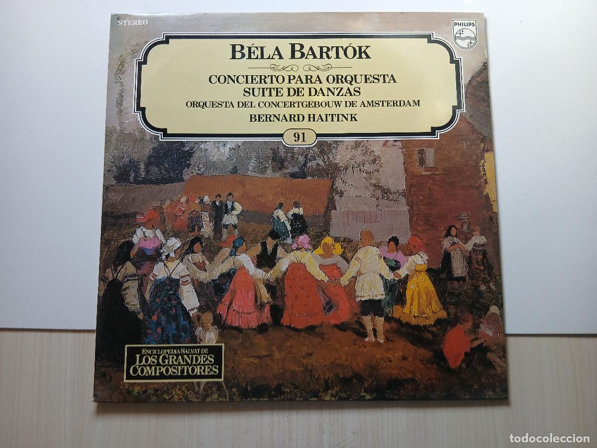Discos de vinilo: Bart&oacute;k, Concierto para orquesta. Suite de danzas - Foto 1