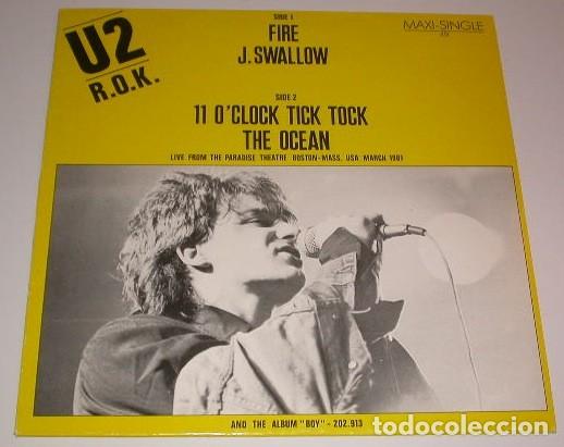 Discos de vinilo: u2 maxi single fire swallow (Spain 1981) EX EX - Foto 1