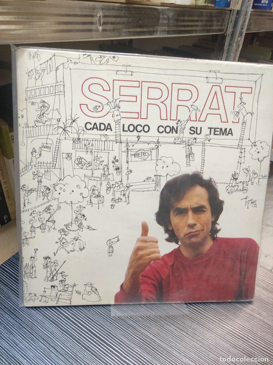 Discos de vinilo: Serrat &ndash; Cada Loco Con Su Tema - Foto 1