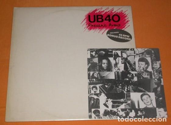 Discos de vinilo: ub 40 33t present arms con el single VG++ EX - Foto 1