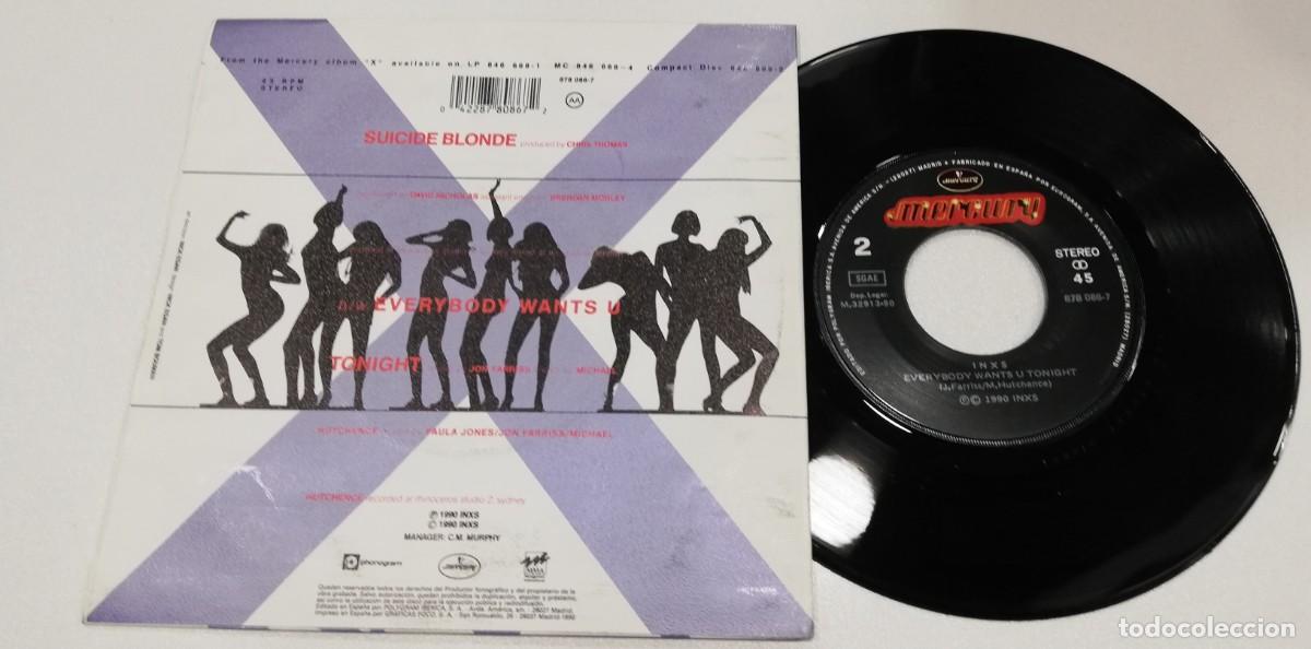 Discos de vinilo: SCO90-INXS - Suicide Blonde (7&rdquo;, Single) - Foto 2