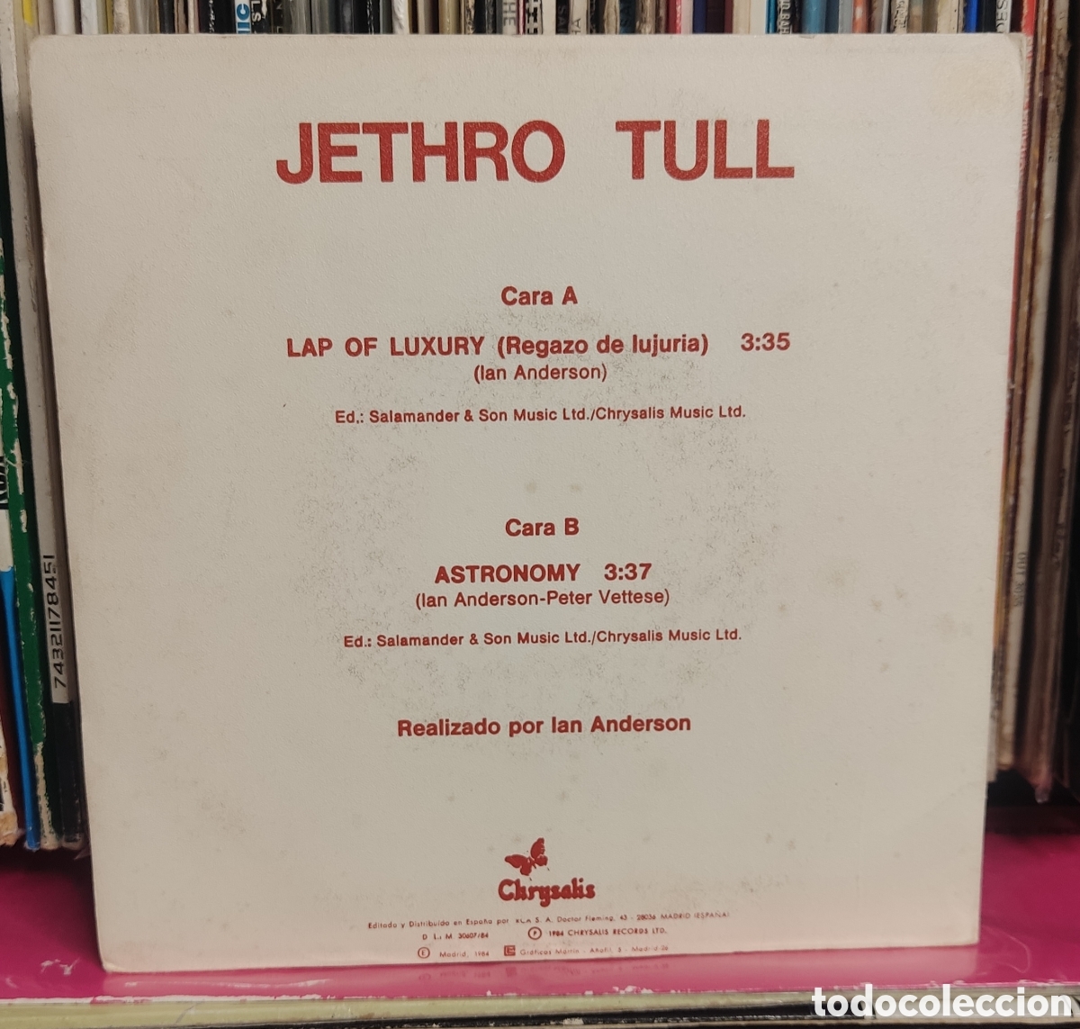 Discos de vinilo: Jethro Tull&nbsp;&lrm;&ndash;&nbsp;Lap Of Luxury - Foto 2