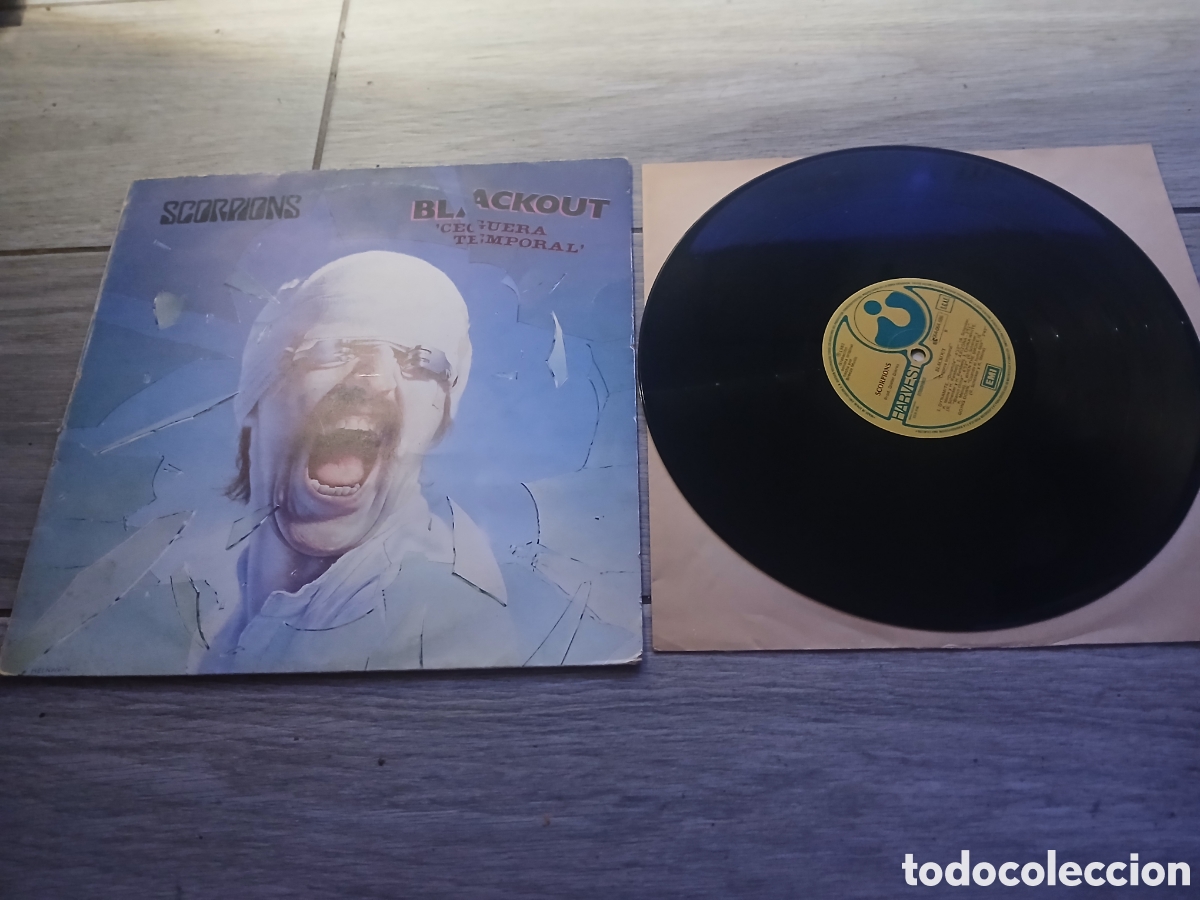 Discos de vinilo: SCORPIONS - BLACKOUT - SPAIN - HARVEST - L - - Foto 1