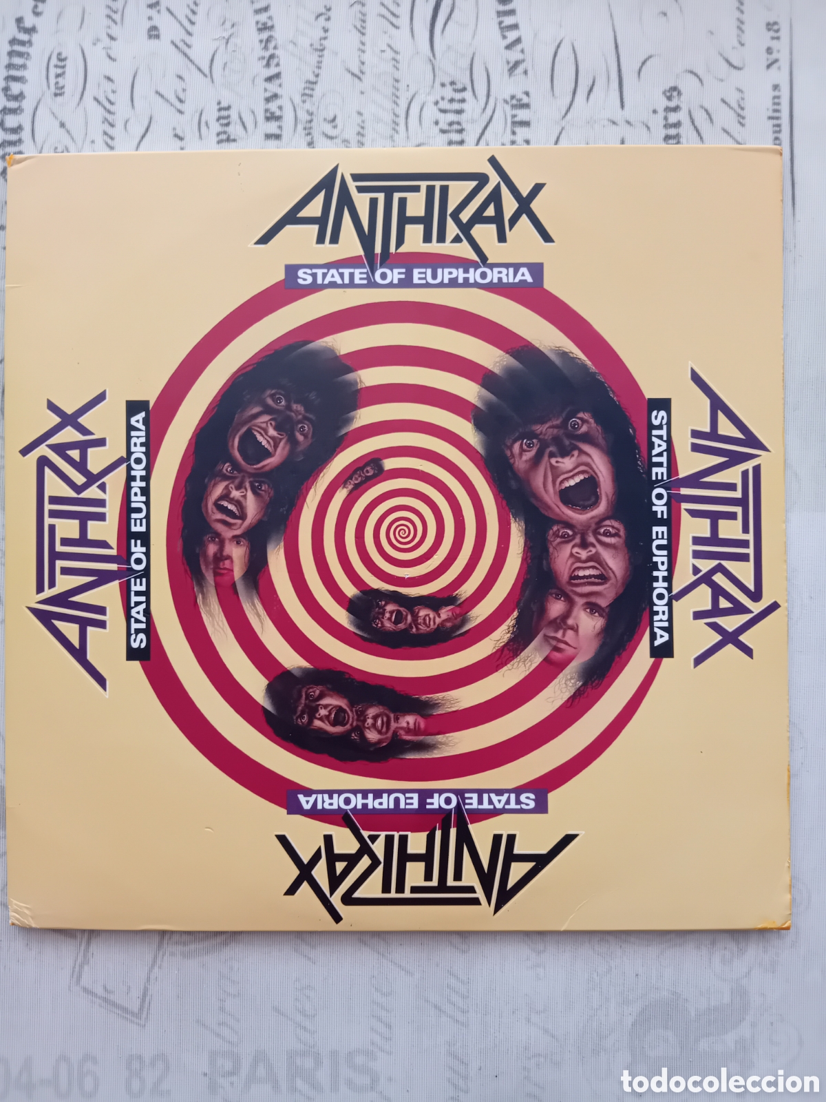 Discos de vinilo: ANTHRAX. STATE OF EUPHORIA. 2xLP. 2018. - Foto 1