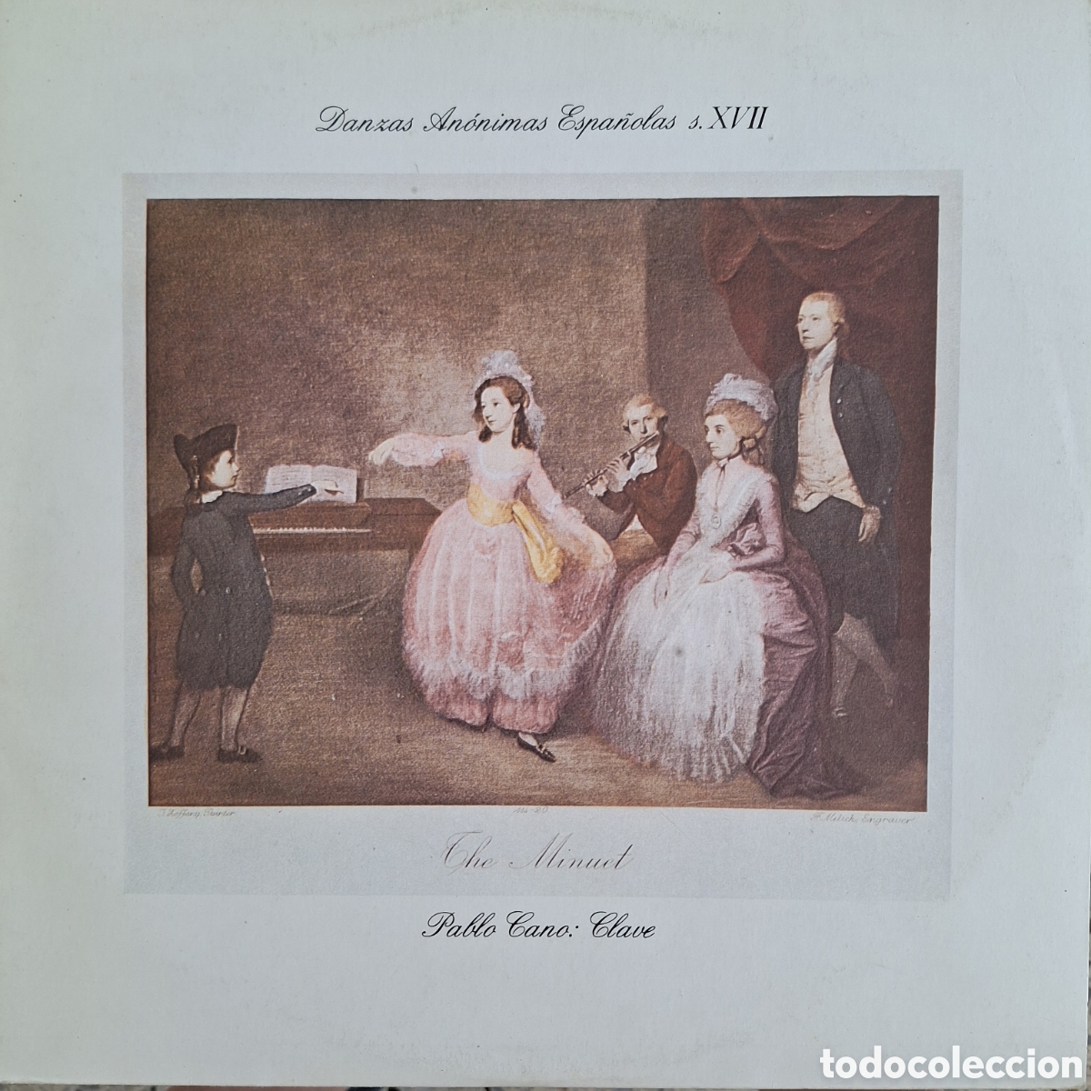 Discos de vinilo: Danzas An&oacute;nimas Espa&ntilde;olas s. XVII. - Foto 1