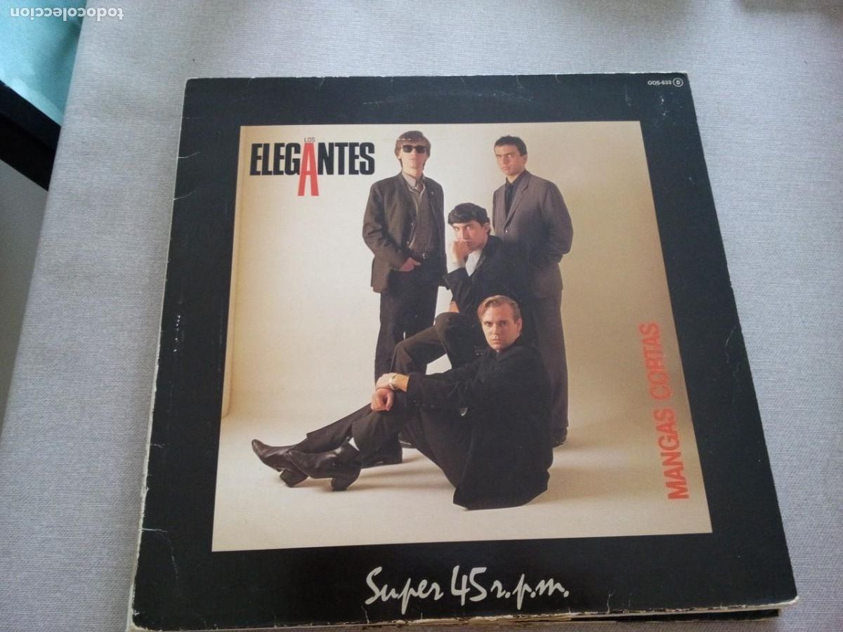 Discos de vinilo: LOS ELEGANTES MANGAS CORTAS MAXI VINILO - Foto 1