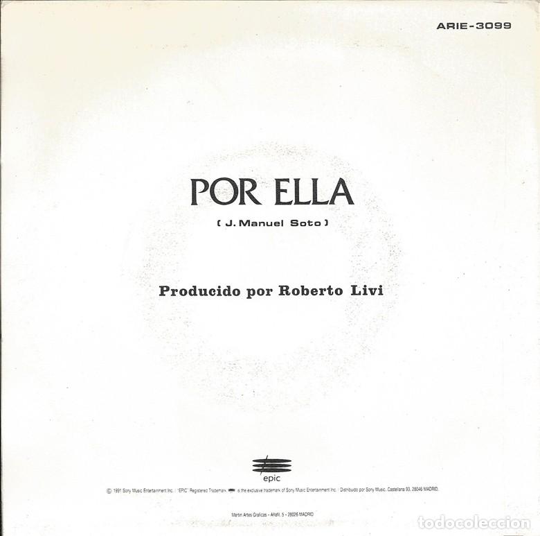 Discos de vinilo: ROBERTO CARLOS &middot;&middot;&middot; Por Ella - (Single) - Foto 2