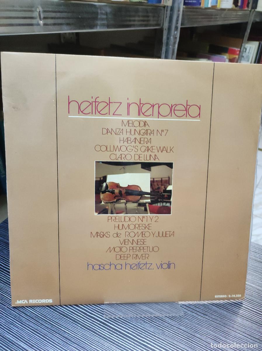Discos de vinilo: HEIFETZ INTERPRETA HASCHA HEIFETZ - Foto 1