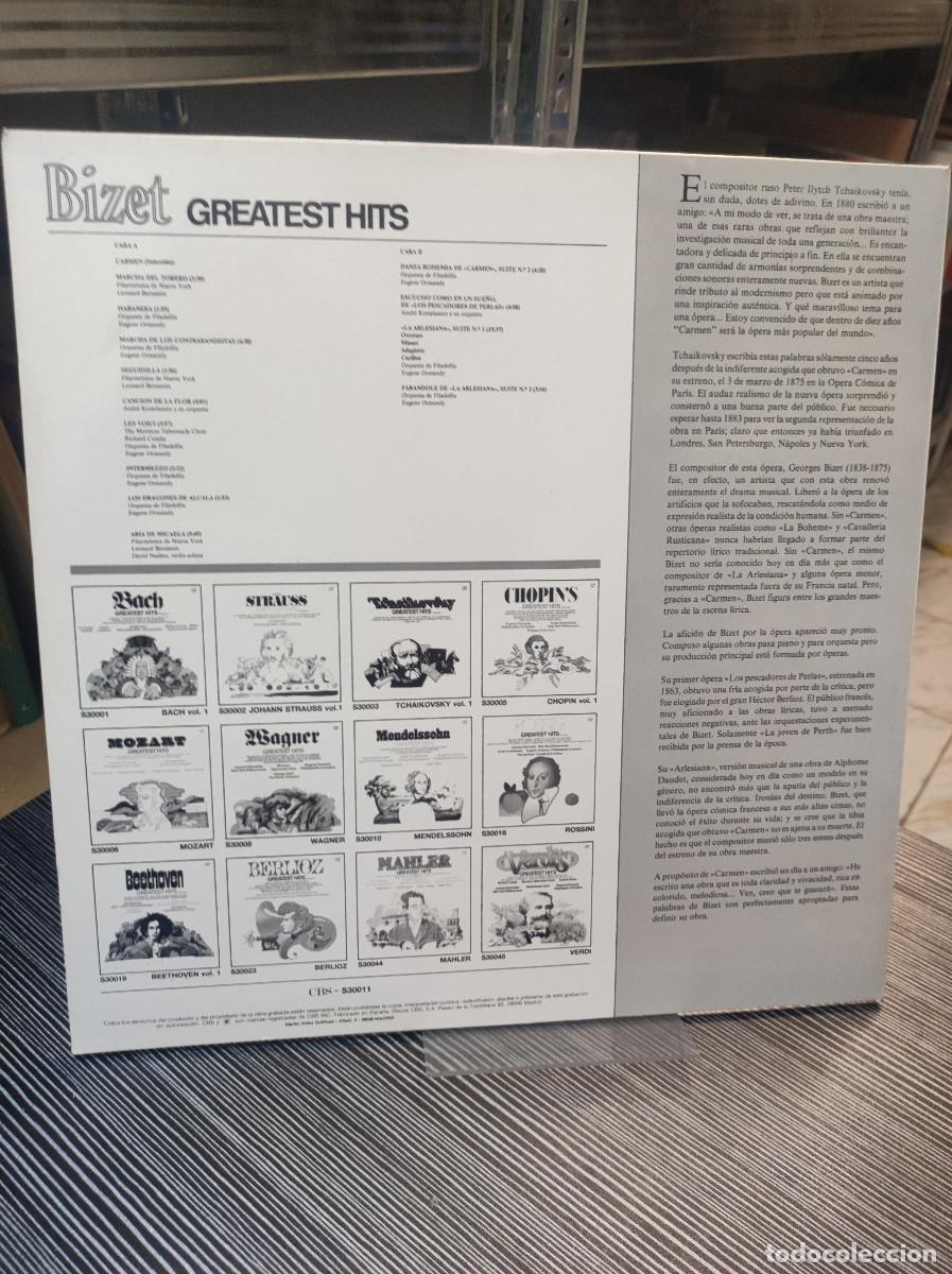 Discos de vinilo: Bizet &ndash; Greatest Hits - Foto 2