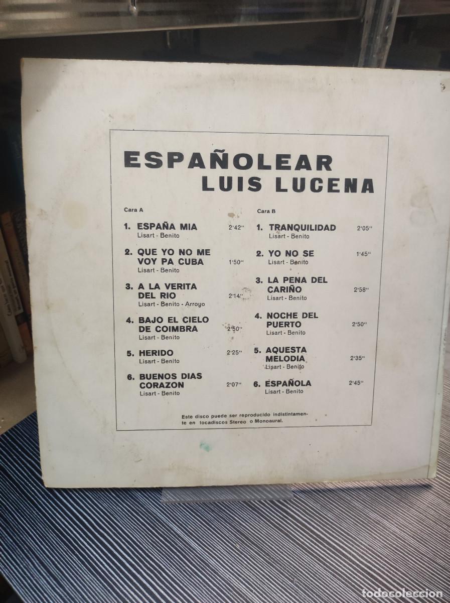 Discos de vinilo: Luis Lucena &ndash; Espa&ntilde;olear - Foto 2