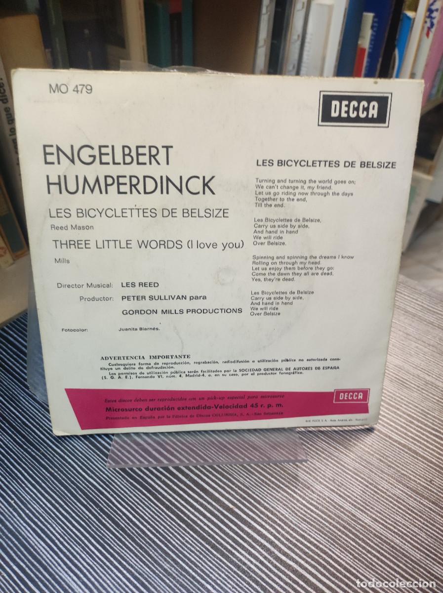 Discos de vinilo: Engelbert Humperdinck &ndash; Les Bicyclettes De Belsize - Foto 2