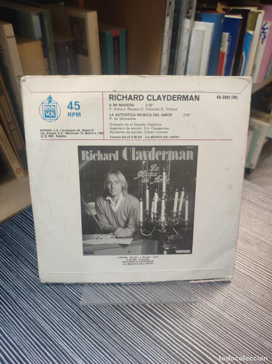 Discos de vinilo: Richard Clayderman &ndash; A Mi Manera - Foto 2