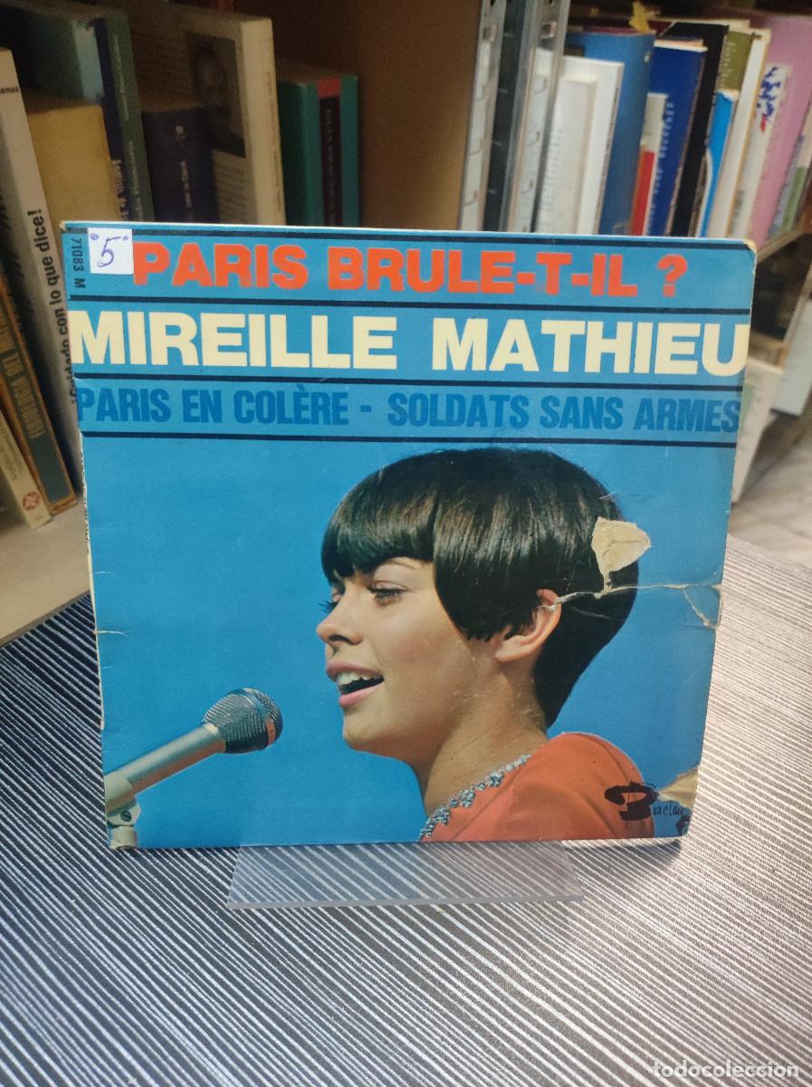 Discos de vinilo: Mireille Mathieu &ndash; Paris Brule-T-Il ? - Foto 1