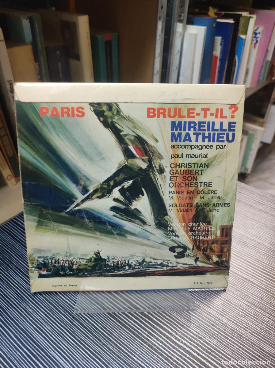 Discos de vinilo: Mireille Mathieu &ndash; Paris Brule-T-Il ? - Foto 2