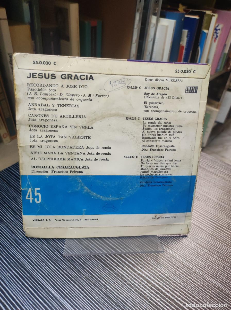 Discos de vinilo: Jes&uacute;s Gracia &ndash; Recordando a Jose Oto - Foto 2