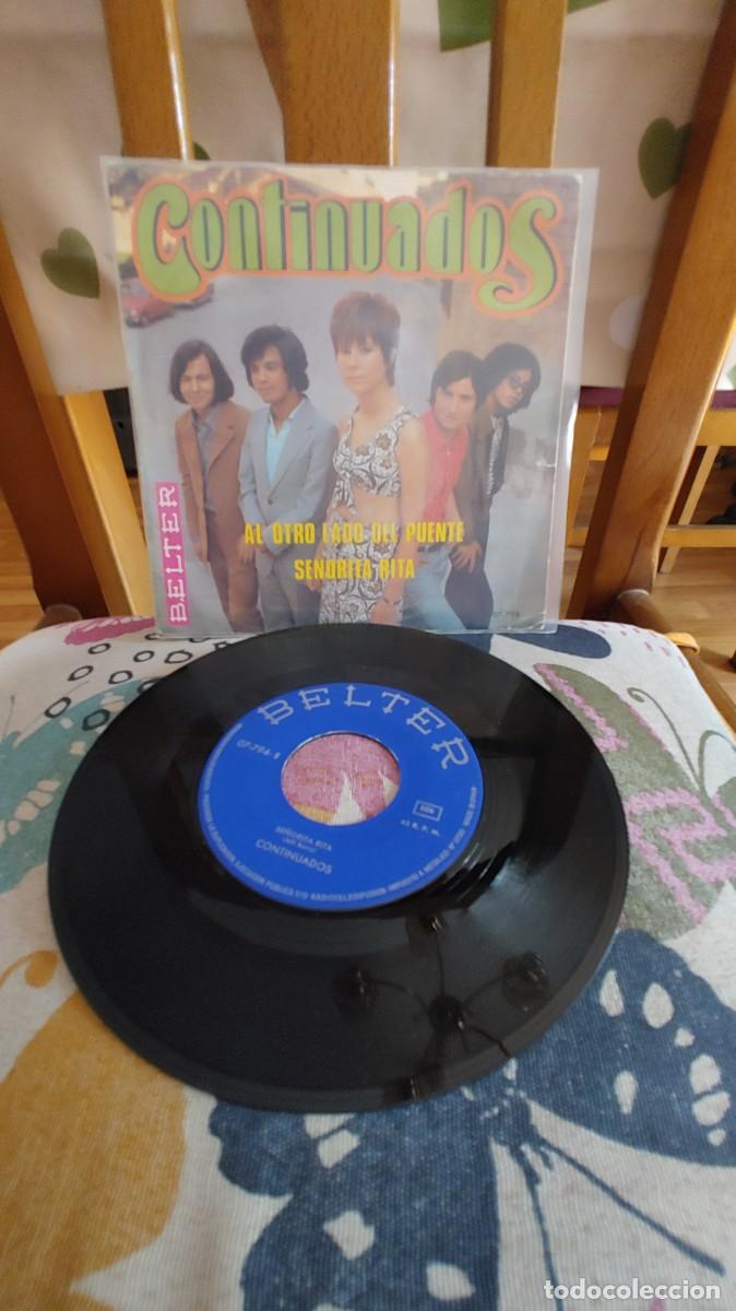 Discos de vinilo: CONTINUADOS-SINGLE AL OTRO LADO DEL PUENTE - Foto 1