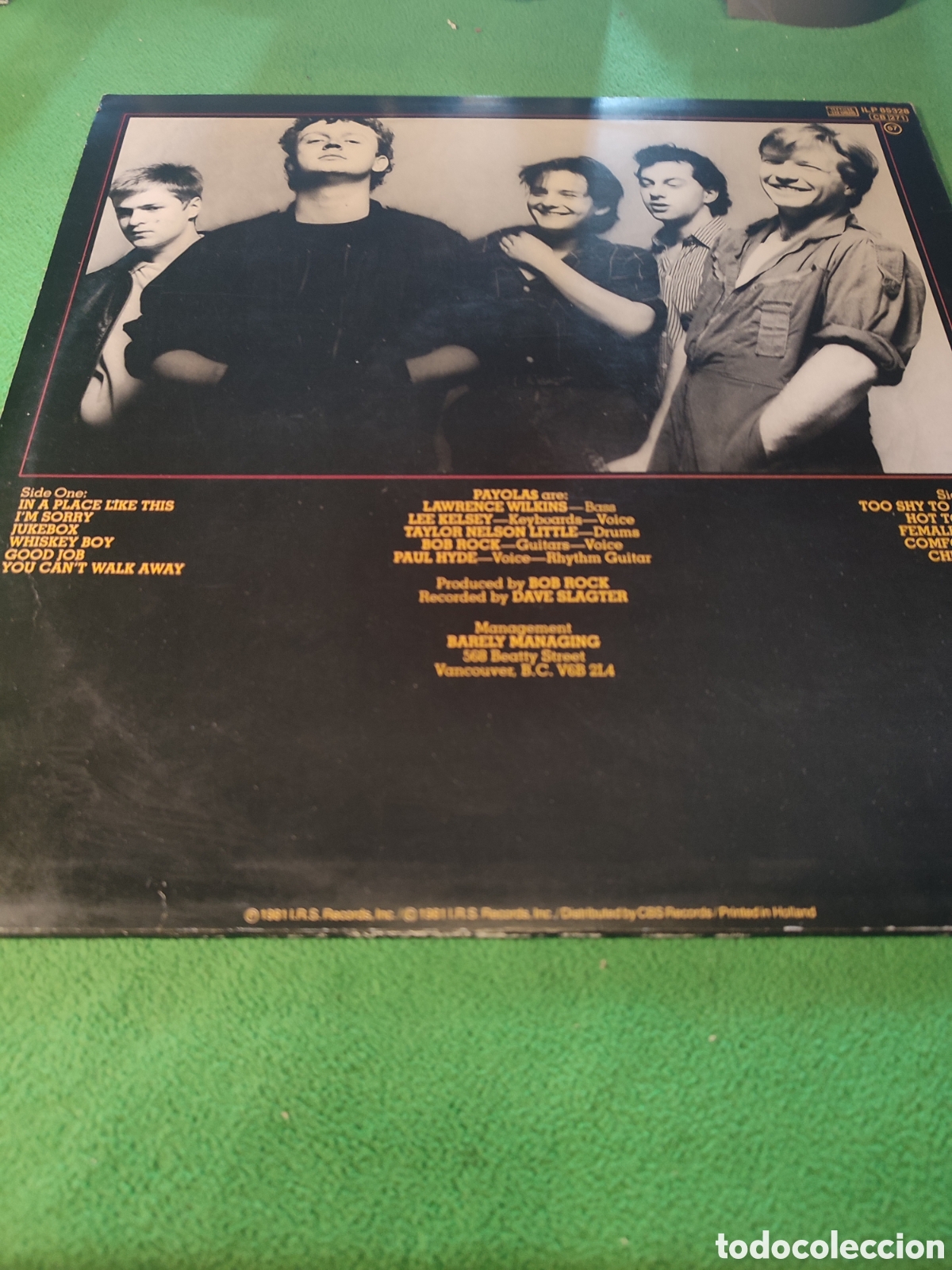 Discos de vinilo: Payolas - Ina place like This 1981 - Foto 4