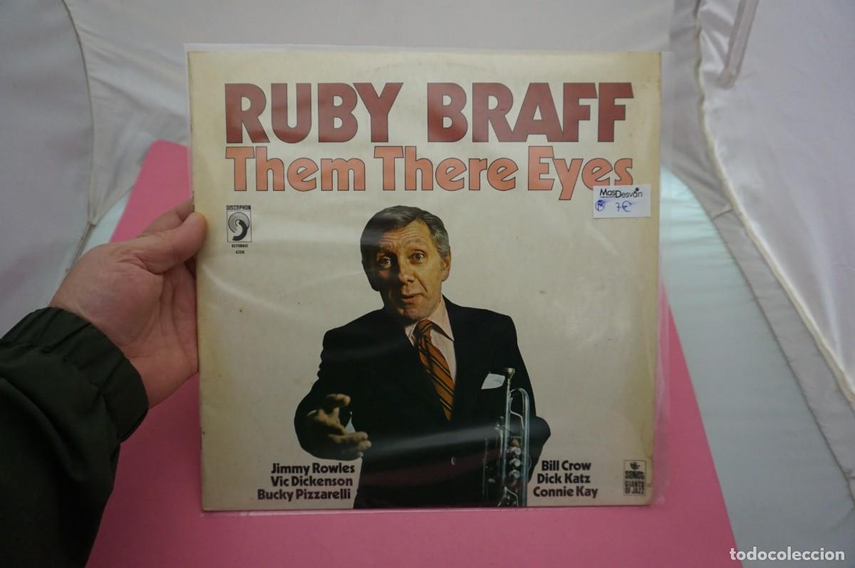 Discos de vinilo: LP - RUBY BRAFF - THEM THERE EYES - EL DISCO ESTA COMO NUEVO - Foto 1