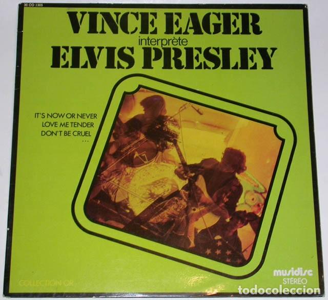 Discos de vinilo: vincent eager 33t interprete elvis presley vG++ EX - Foto 1