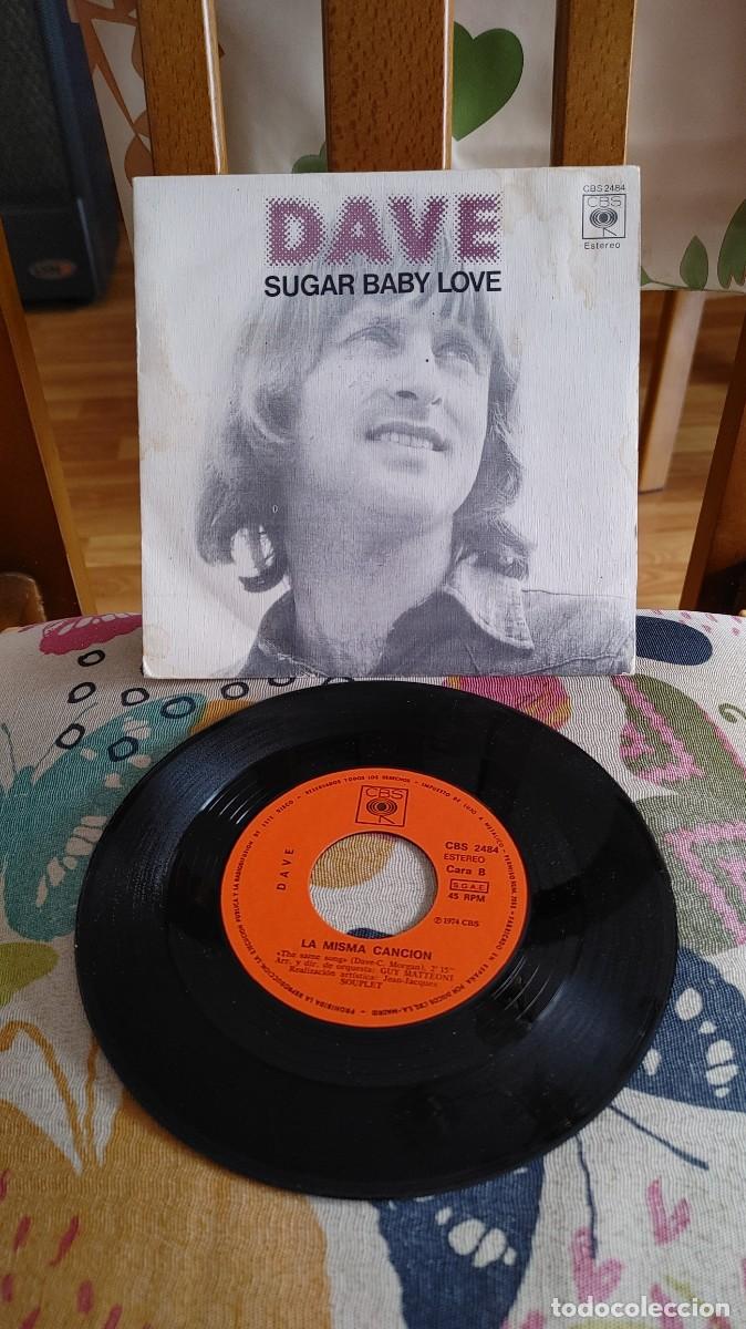 Discos de vinilo: DAVE-SINGLE SUGAR BABY LOVE - Foto 1
